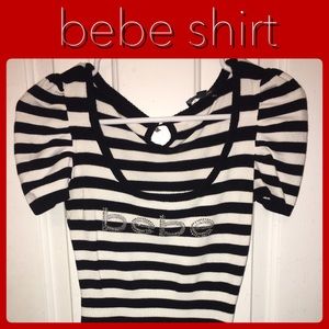 Sexy striped bebe sweater